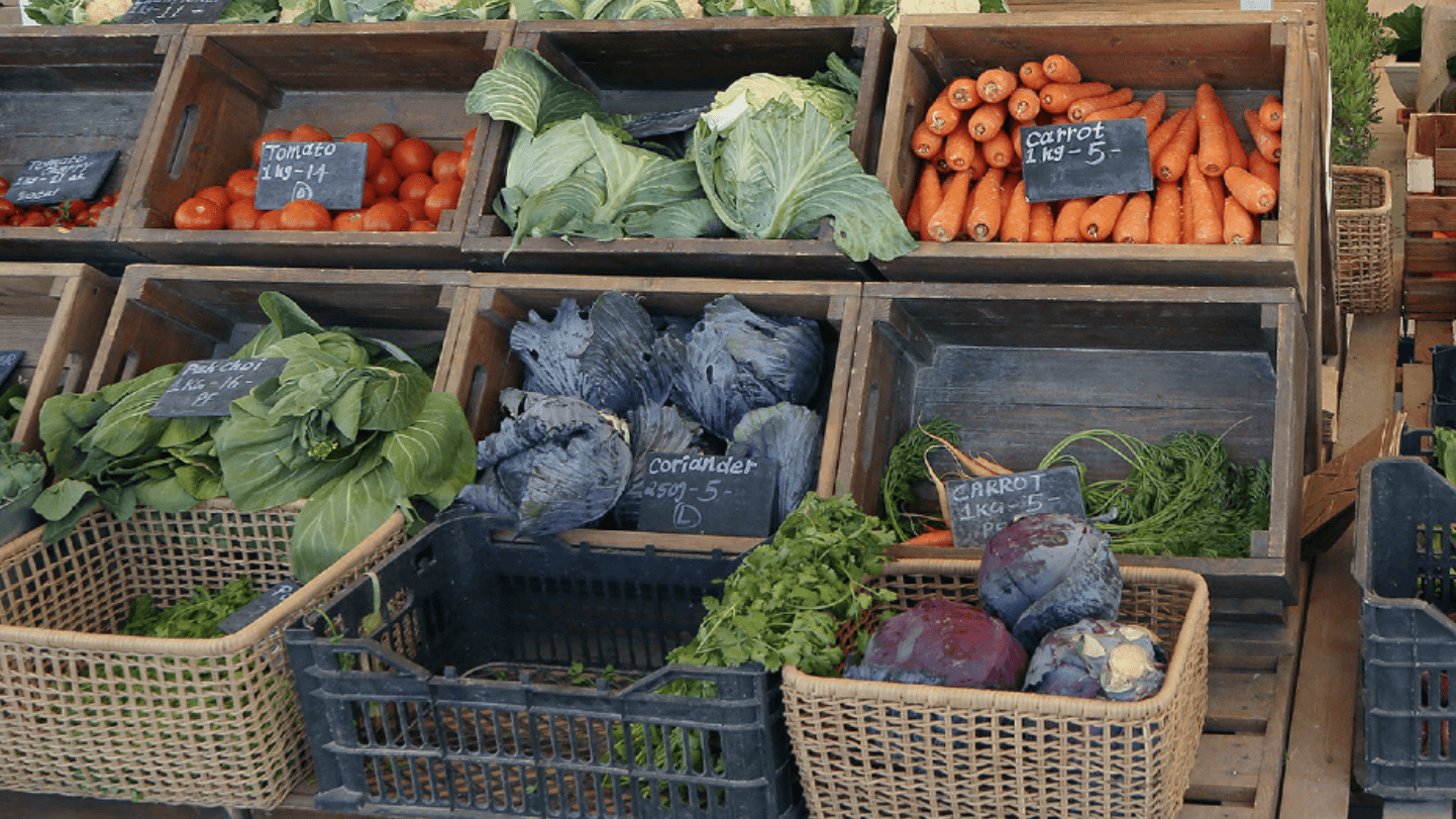 Torba Farmers' Market fresh produce