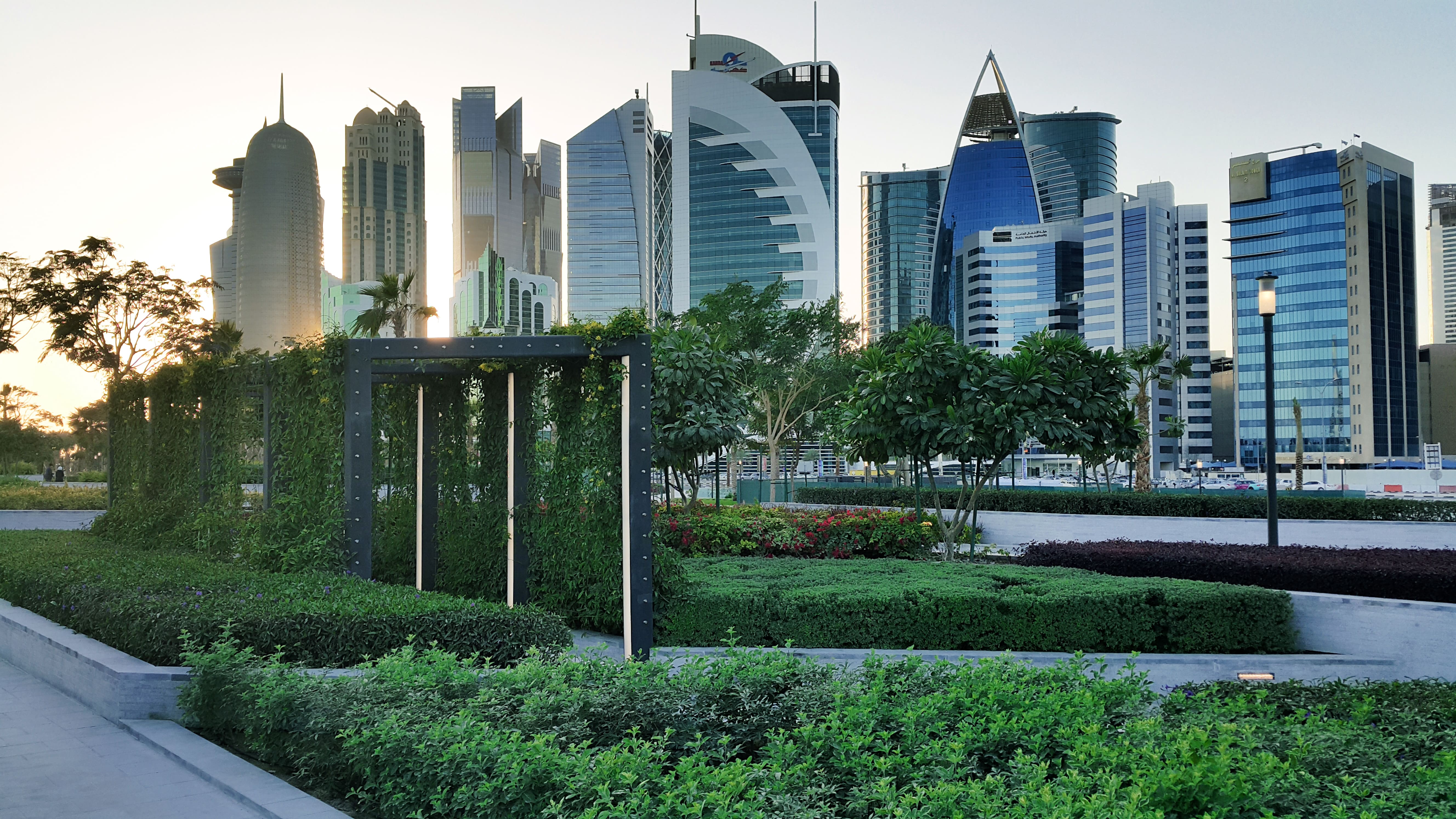 Green space in Doha